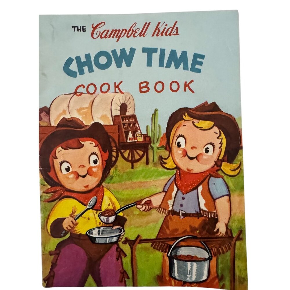 The Campbell Kids Chow Time Cook Book vintage